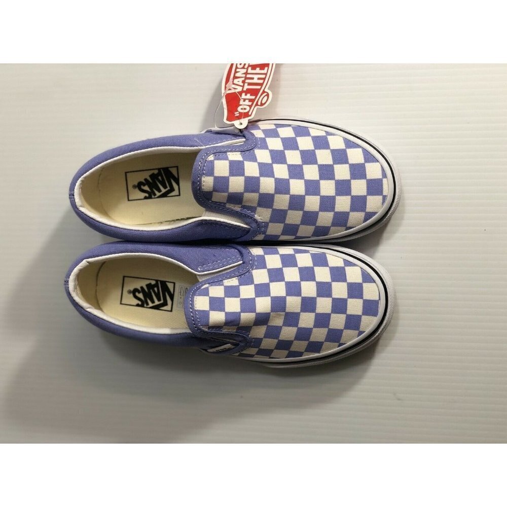 Vans Classic Slip On (Checkerboard) Pale Iris shoes - Picture 11 of 13